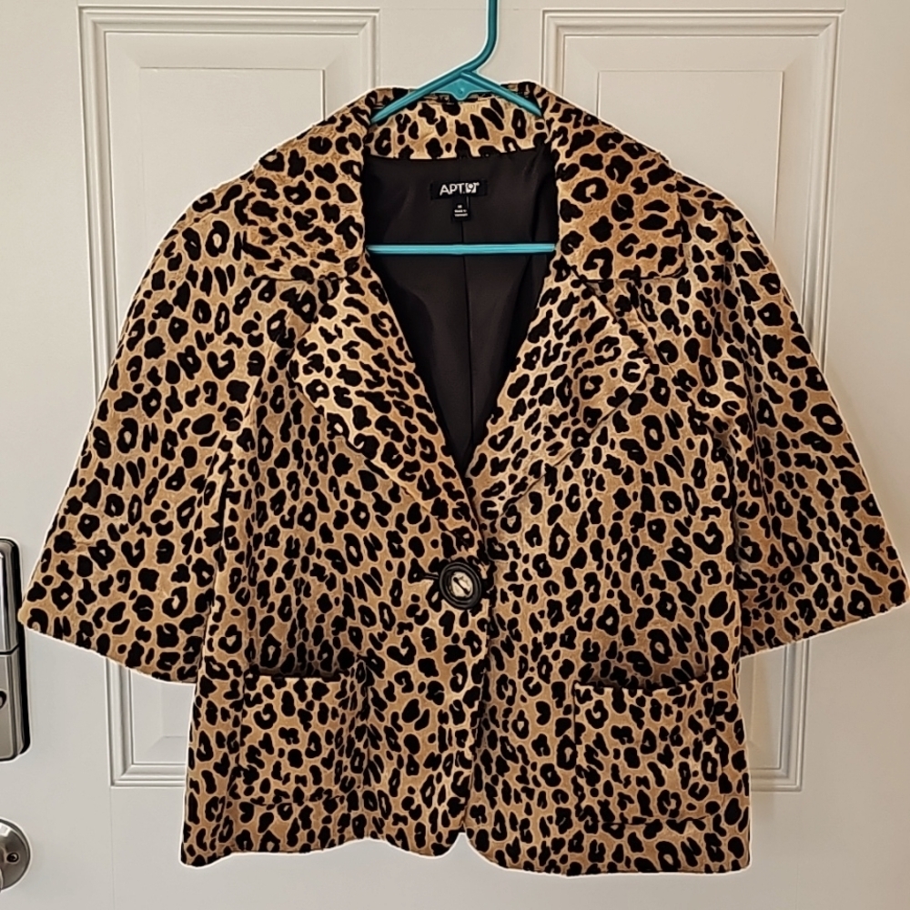 Leopard Bolero Jacket